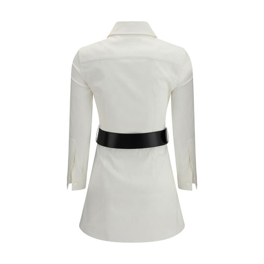 Balenciaga White Cotton Casual Dress
