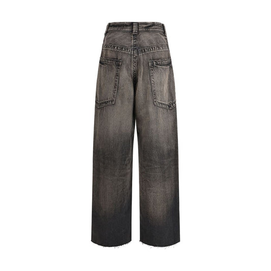 Maison Mihara Yasuhiro Black Cotton Jeans Denim