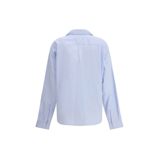 Prada Light Blue Cotton Dress Shirt