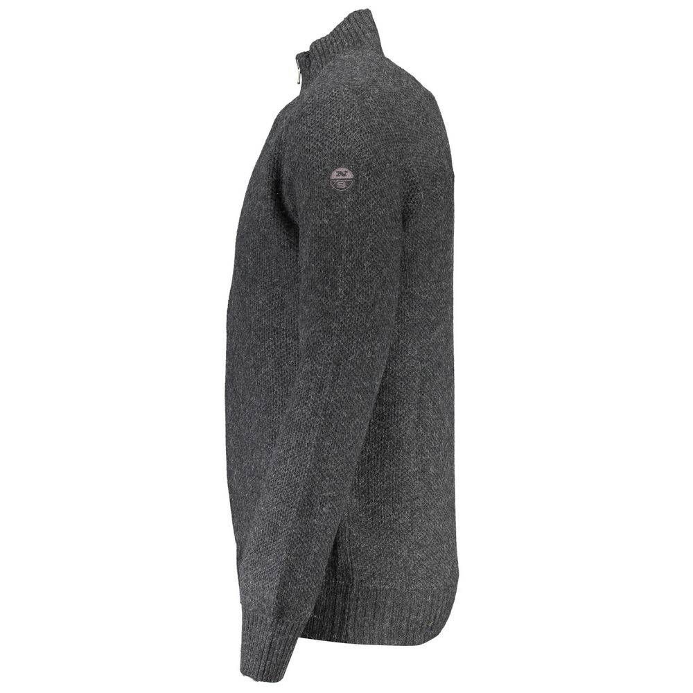 North Sails Gray Wool Cardigan