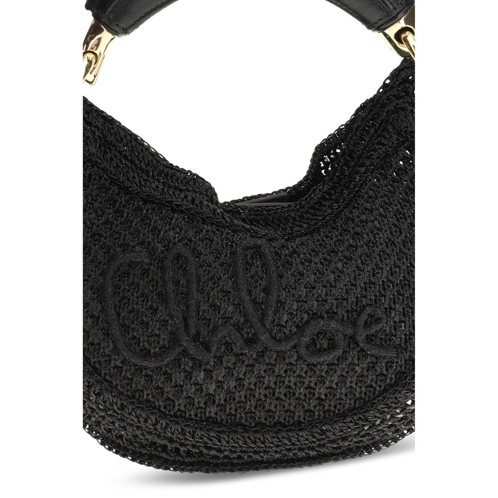 Chloé Black Viscose Shoulder Bag