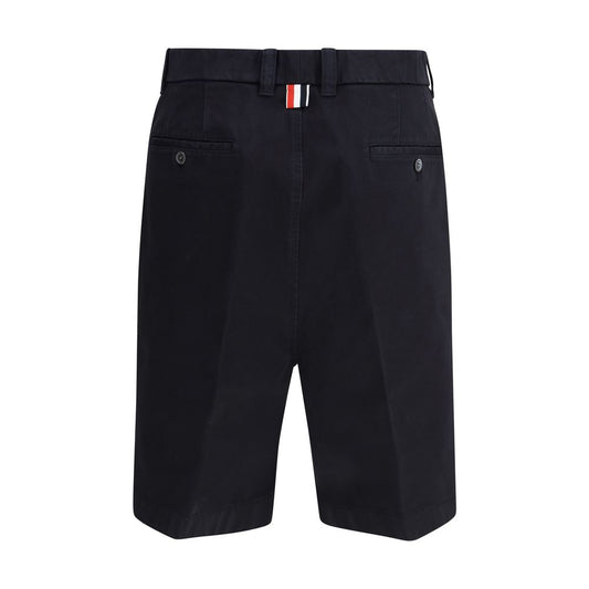 Thom Browne Blue Polyester Bermuda Shorts