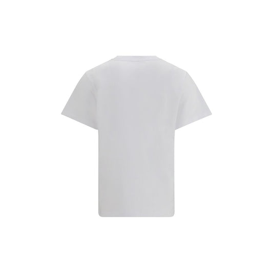 Ganni White Cotton T-Shirt