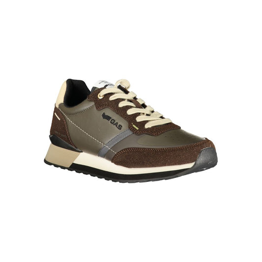 Gas Marrone Poliuretano Men Sneaker