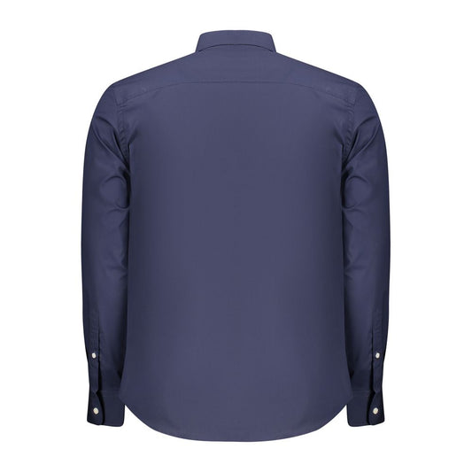 North Sails Blu Cotton Men Shirt