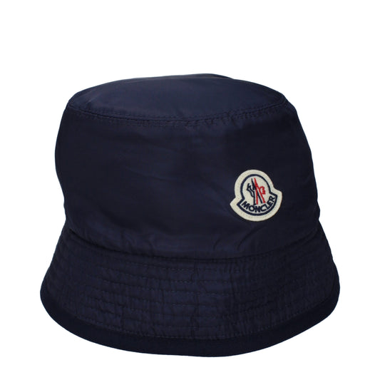 Moncler Blue Wool Bucket Hat