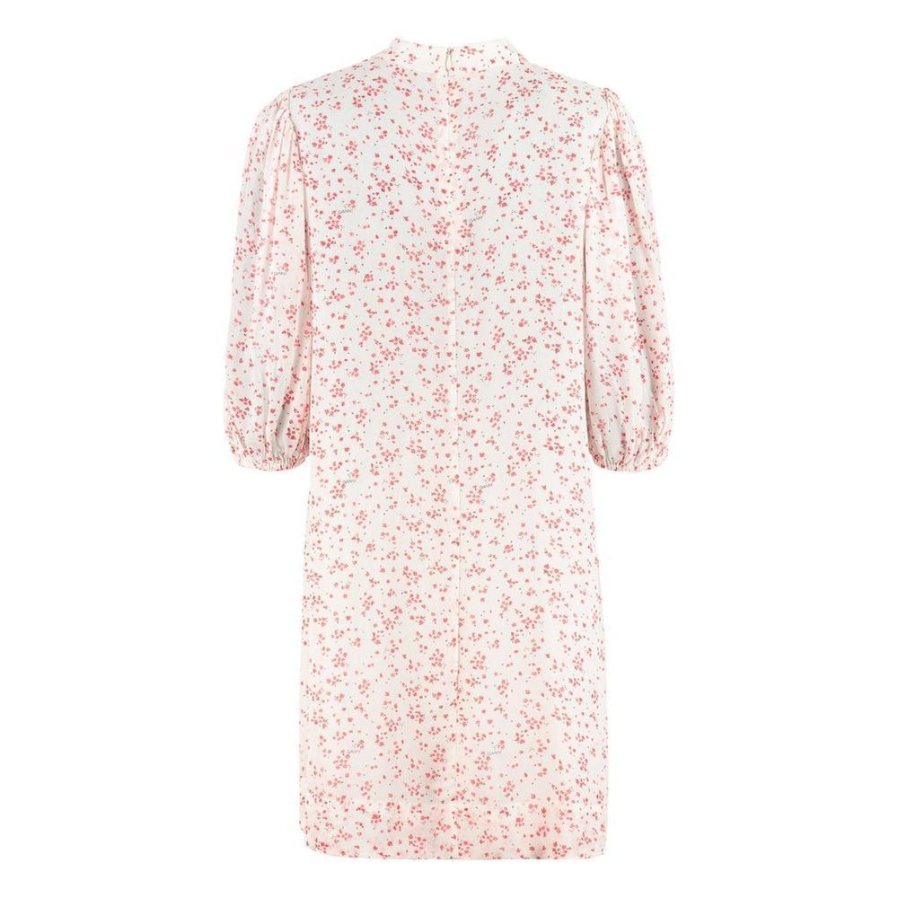 Ganni White Viscose Casual Dress