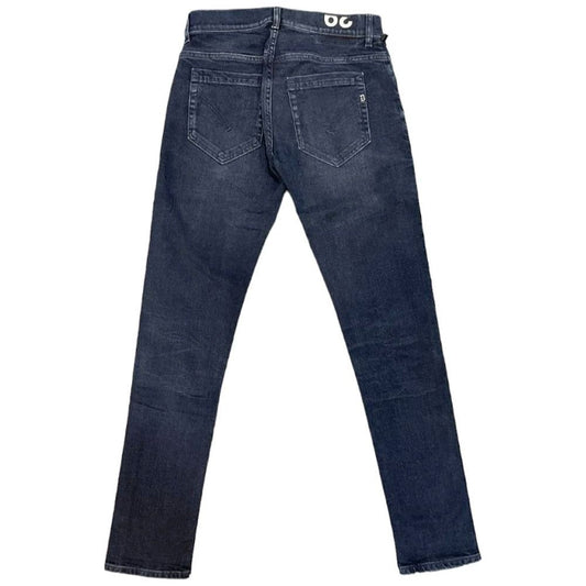 Dondup Blue Cotton Slim Fit Jeans