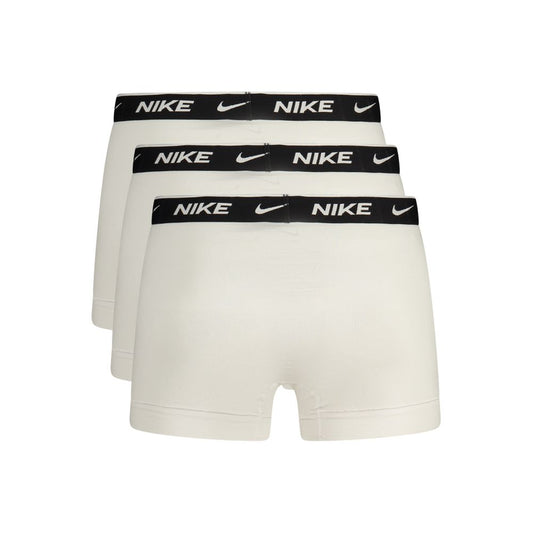 Nike White Cotton Men Boxer Short