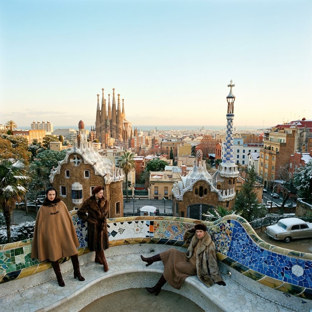 Barcelona winter