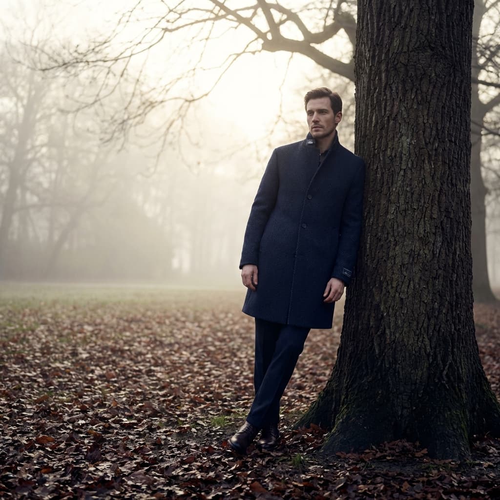 Herringbone Overcoat