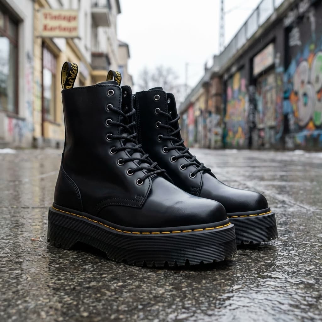 Dr. Martens Jadon Platform Boots Black