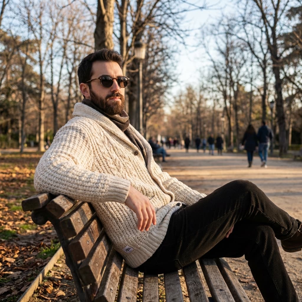 Textured Knit Cardigan