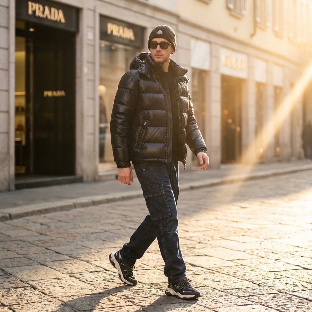 Maya Glossy Down Jacket