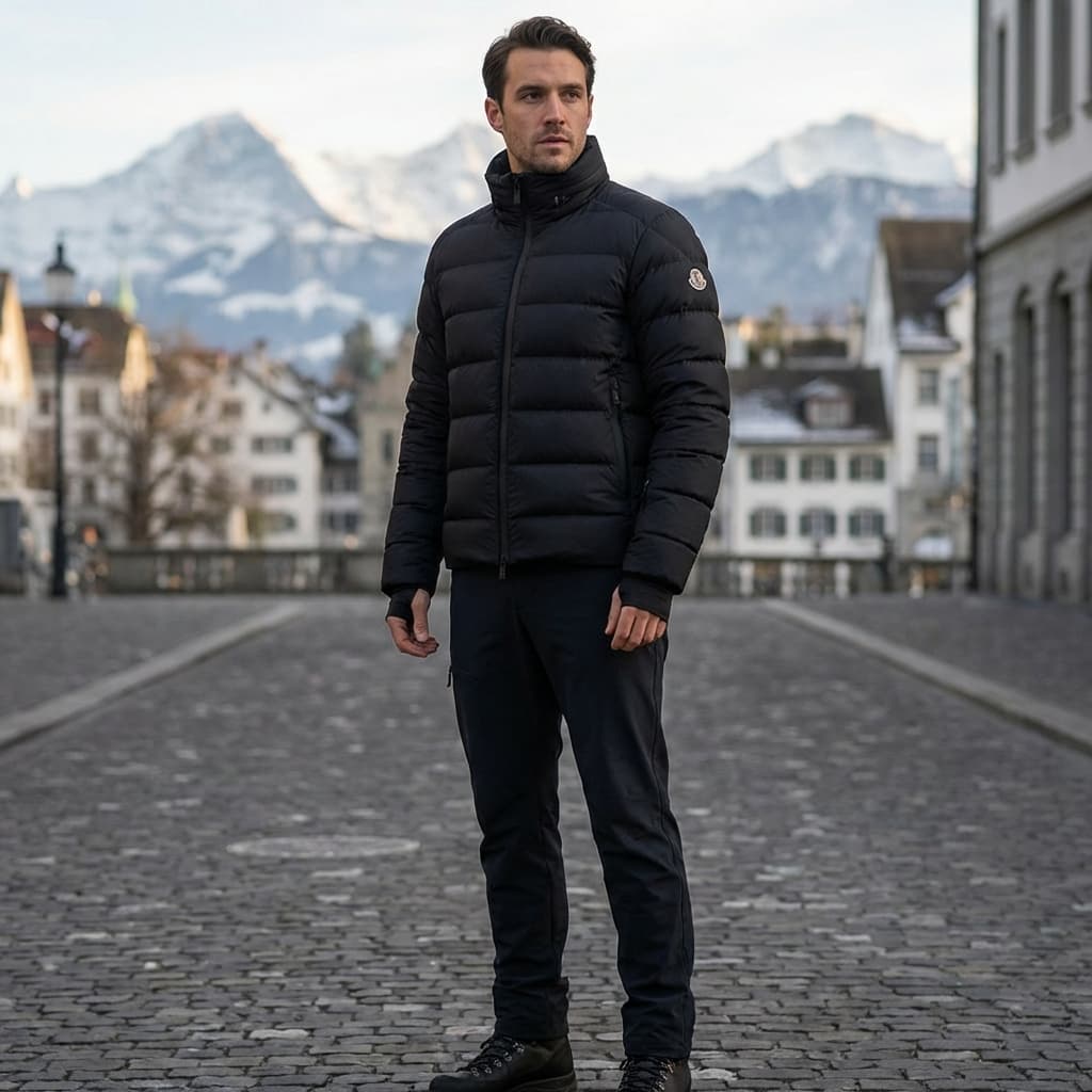 Moncler Grenoble Down Jacket Black