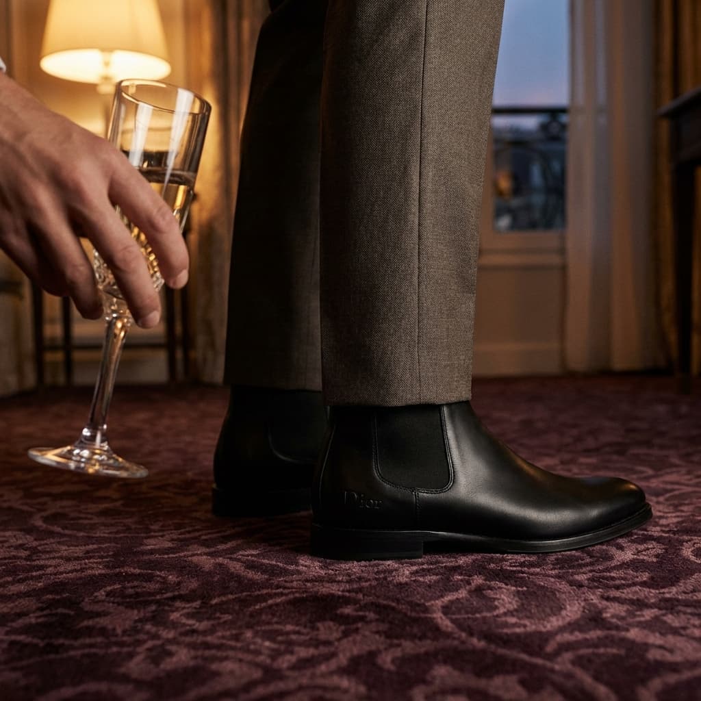 Polished Chelsea Boots