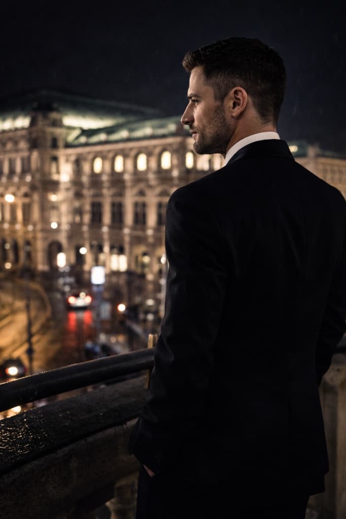 Silk Lapel Tuxedo Jacket