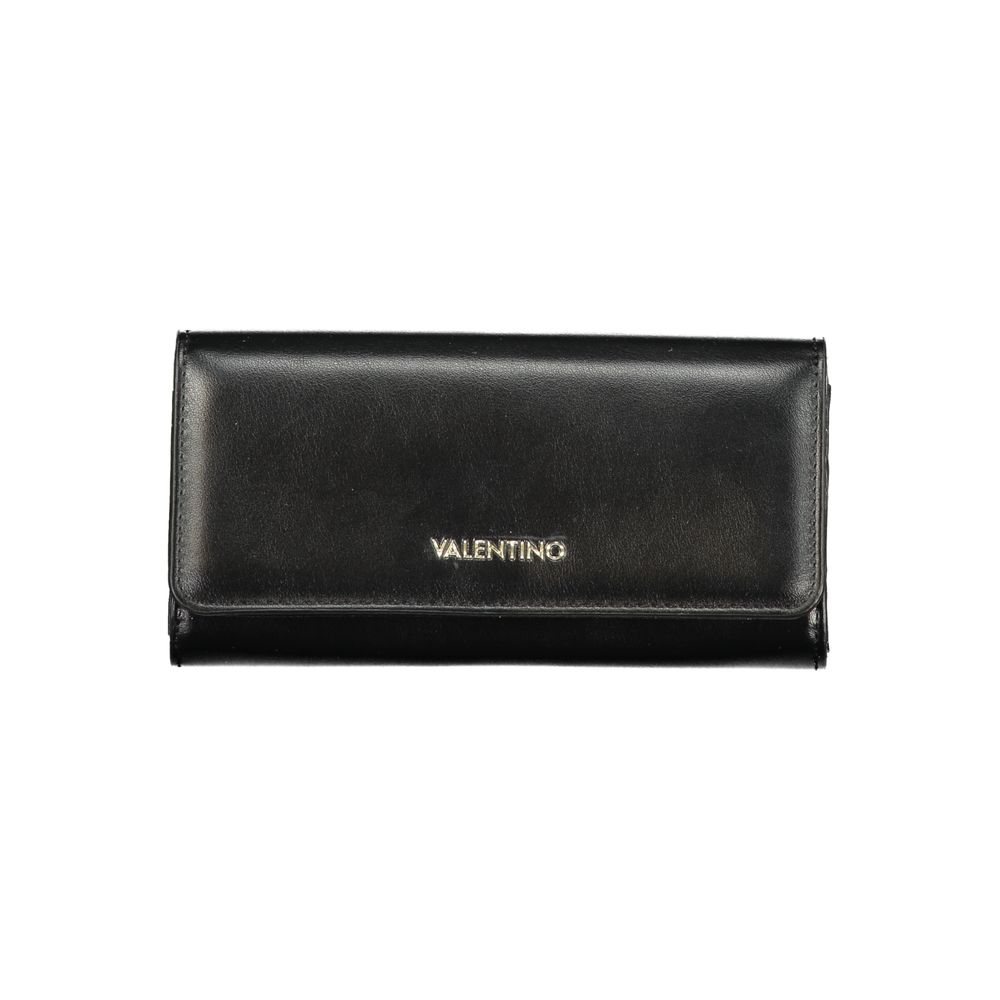 Mario Valentino Black Polyurethane Women Wallet