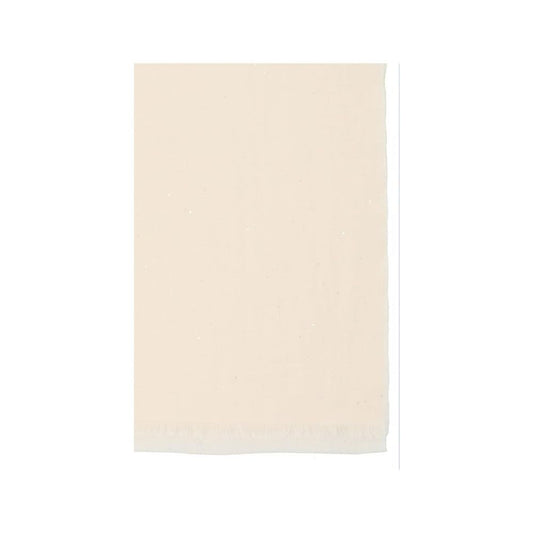 Faliero Sarti White Wool Scarf