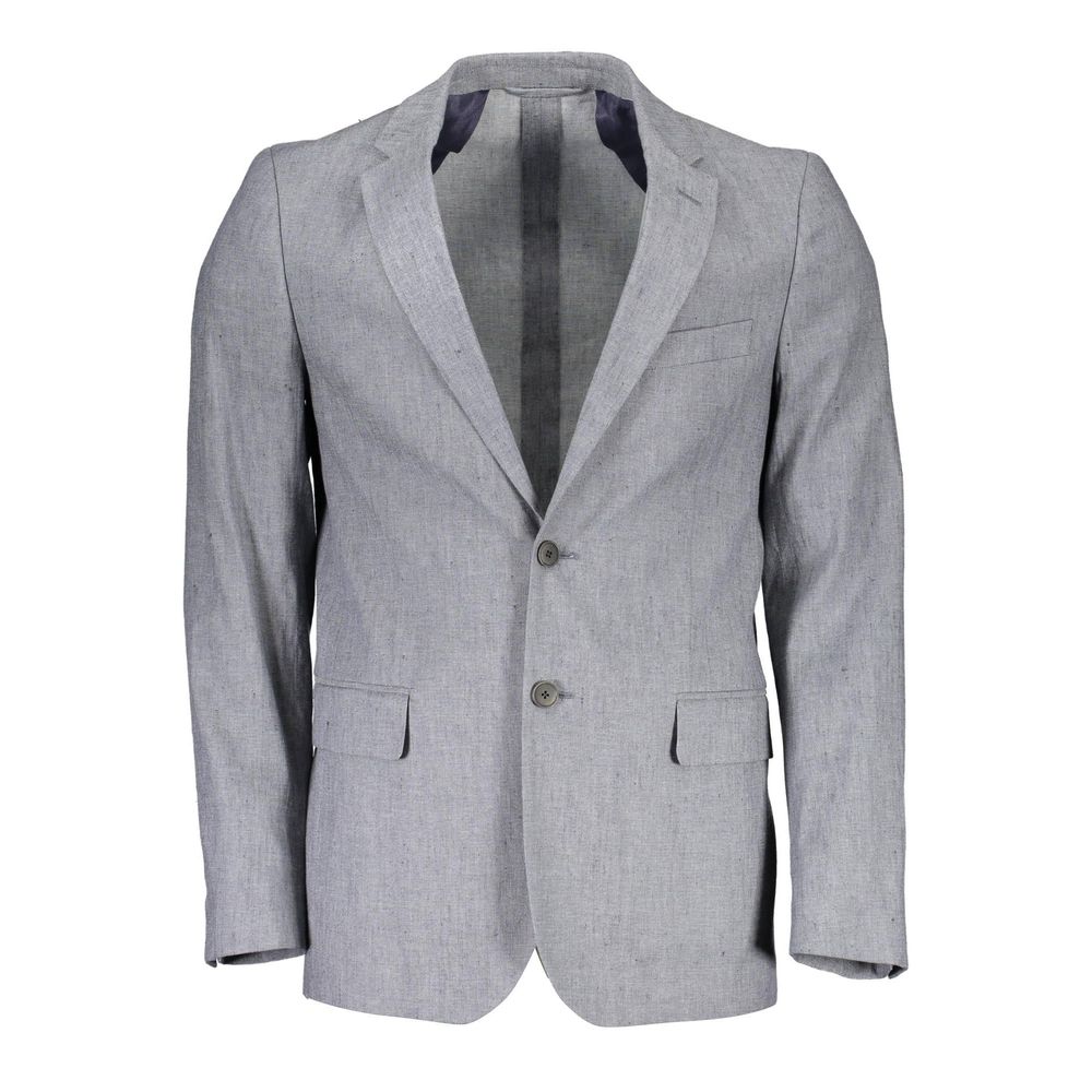 Gant Gray Cotton Blazer