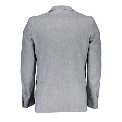Gant Gray Cotton Blazer