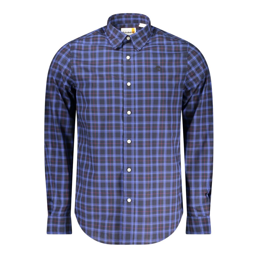 Timberland Blue Cotton Men Shirt