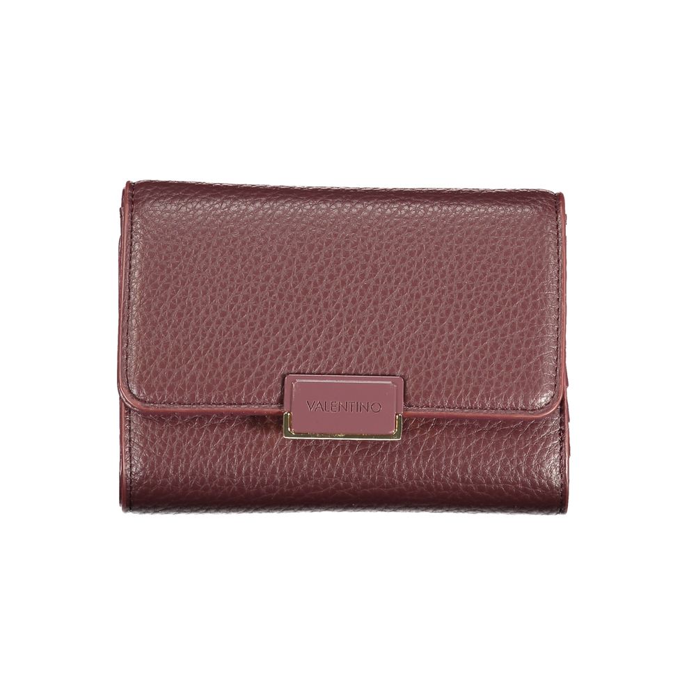 Mario Valentino Rosso Polyurethane Women Wallet