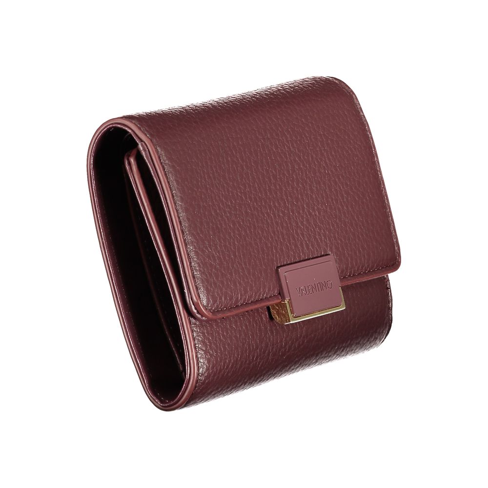 Mario Valentino Rosso Polyurethane Women Wallet