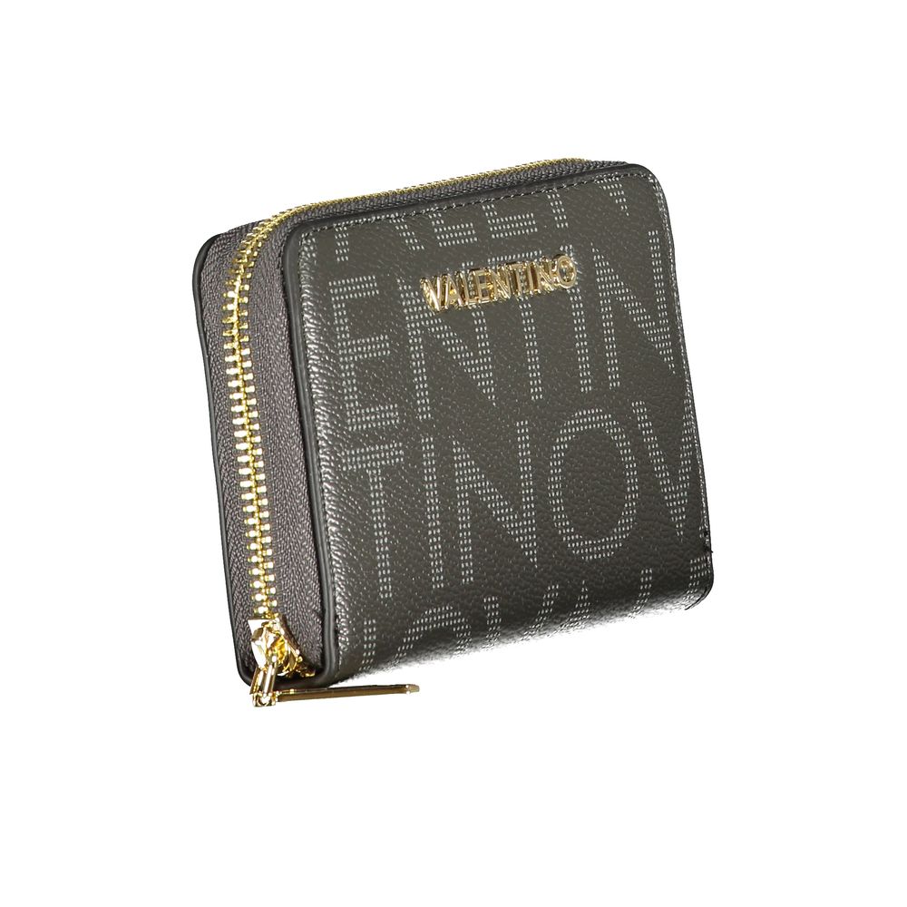 Mario Valentino Black Polyurethane Women Wallet