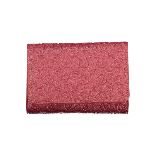 Mario Valentino Rosso Polyurethane Woman Wallet