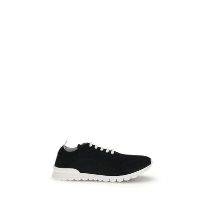 Kiton Black Rubber Athletic Sneakers