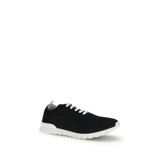 Kiton Black Rubber Athletic Sneakers