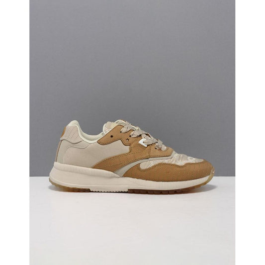 Scotch & Soda Beige Nylon Low Top Sneakers
