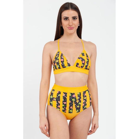 Moschino Yellow Polyester Bikini