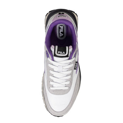 Fila White Textile Low Top Sneakers