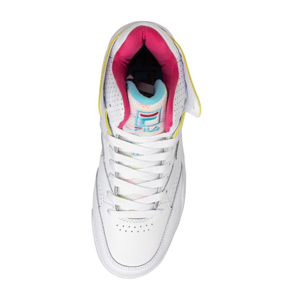 Fila White Leather Athletic Sneakers