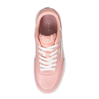 Fila Pink Leather Low Top Sneakers