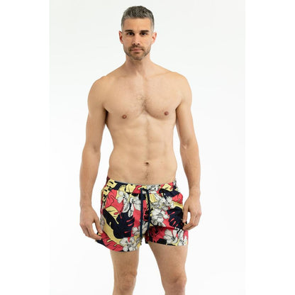 Moschino Multicolor Polyester Swim Shorts