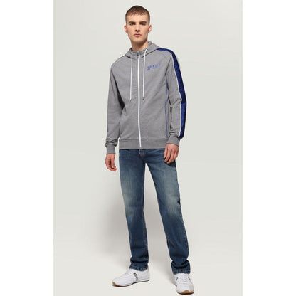 Bikkembergs Gray Cotton Sweatshirt