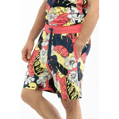 Moschino Multicolor Cotton Swim Shorts