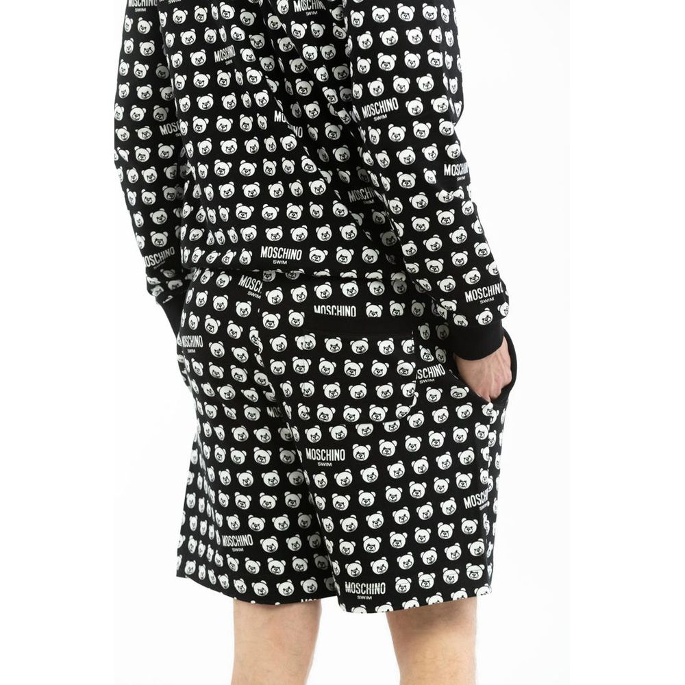 Moschino Multicolor Cotton Swim Shorts