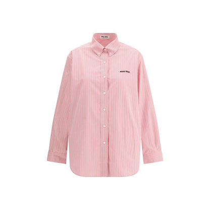 Miu Miu Multicolor Cotton Pattern Shirt