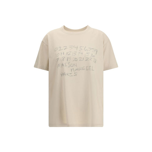 Margiela Beige Cotton T-Shirt