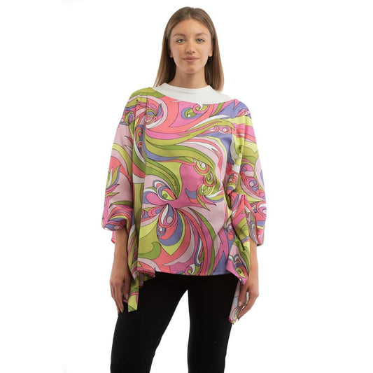 Moschino Multicolor Cotton Pattern Shirt