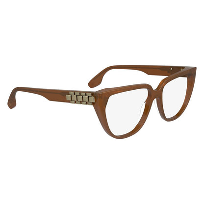 Victoria Beckham Brown Acetate Glasses (Frames)