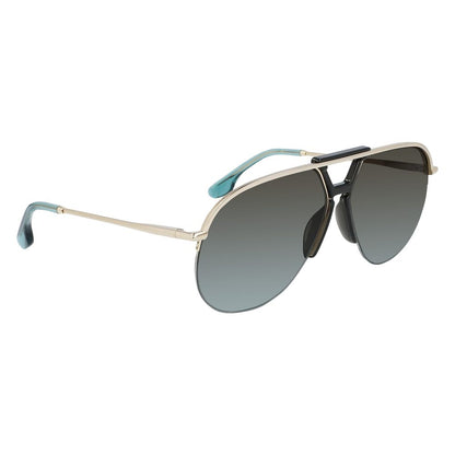 Victoria Beckham Gold Metal Sunglasses