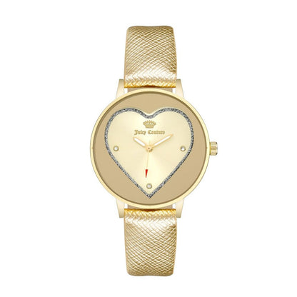 Juicy Couture Gold Plastic Dress Watch
