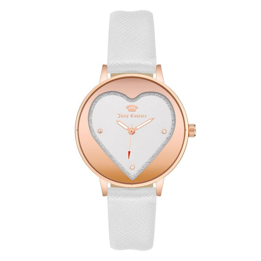 Juicy Couture White Plastic Dress Watch