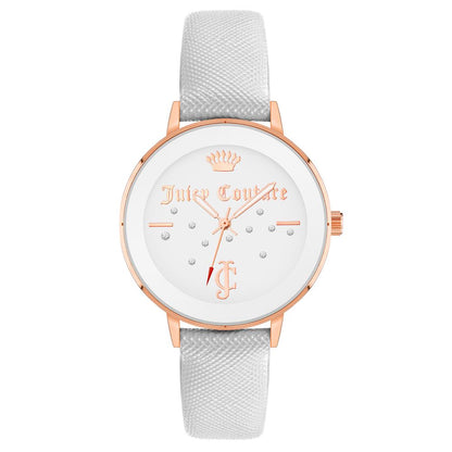 Juicy Couture White Plastic Dress Watch