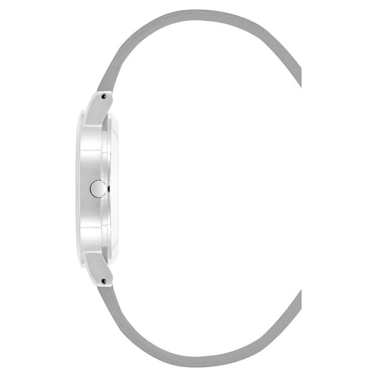 Juicy Couture Silver Plastic Dress Watch